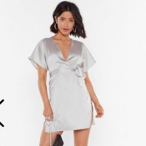 Nasty Gal Satin Dress